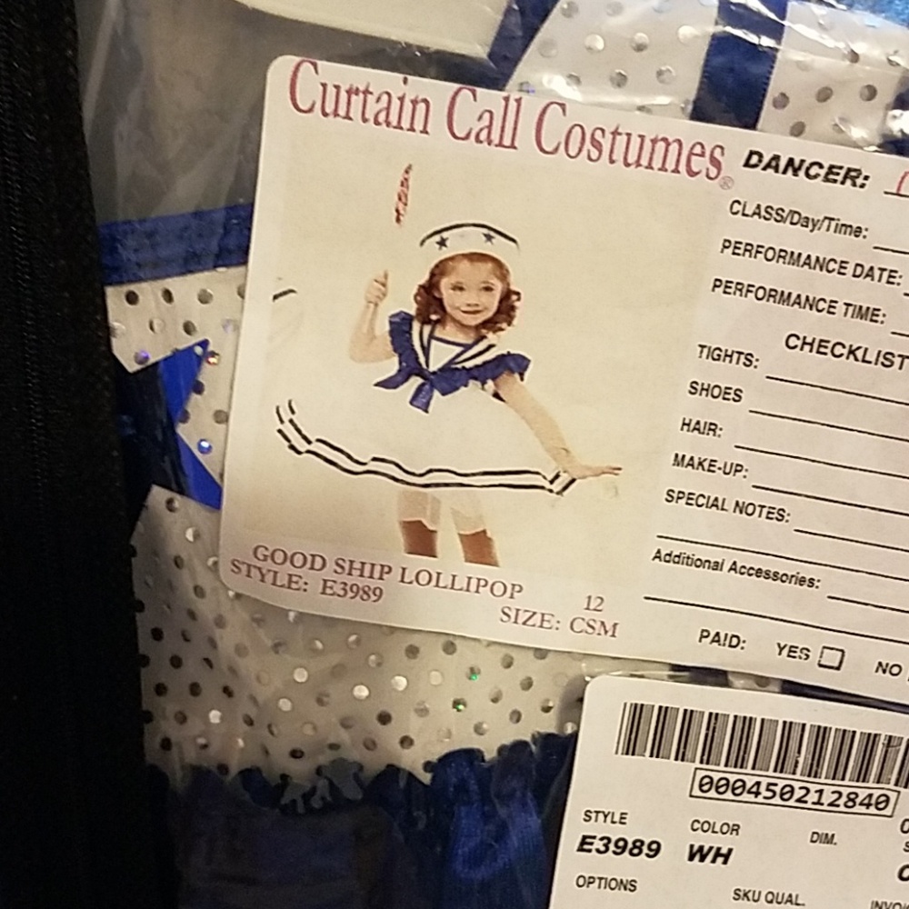 Good Ship Lollipop costume